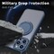 Case Cover For iPhone 11 Pro Max 360-degree Rotating MagSafe Magnetic Holder Phone Case(Navy Blue)