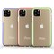Case Cover For iPhone 11 Pro Max TPU Two-color Drop-proof Protective Case(White)