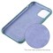 Case Cover For iPhone 11 Pro Max Solid Color Solid Silicone  Shockproof Case(Pebble)