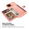 Case Cover For iPhone 11 Pro Max Magnetic Wallet Card Bag Leather Case (Rose Gold)
