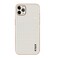 Case Cover For iPhone 11 Pro Max AZNS Electroplated Frame Crocodile Texture Full Coverage Phone Case(White)