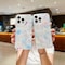 Case Cover For iPhone 11 Pro Max Fresh Small Floral Epoxy TPU Phone Case(D03 Floral Pink)