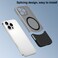 Case Cover For iPhone 11 Pro Max Dual Color Stitching MagSafe Magnetic PC Phone Case(Grey)