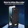 Case Cover For Samsung Galaxy S23 5G SULADA Glittery TPU Hybrid Handmade Leather Phone Case(Black)