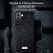 Case Cover For Samsung Galaxy S23 5G SULADA Glittery TPU Hybrid Handmade Leather Phone Case(Black)
