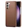 Case Cover For Samsung Galaxy S23 5G Litchi Oil Edge Leather Back Phone Case(Brown)