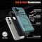 Case Cover For Samsung Galaxy S23 5G TPU Hybrid PC Shockproof Card Phone Case with Metal Ring Holder(Green)