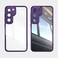 Case Cover For Samsung Galaxy S23 5G Acrylic Hybrid TPU Armor Shockproof Phone Case(Purple)