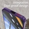 Case Cover For Samsung Galaxy S23 5G Acrylic Hybrid TPU Armor Shockproof Phone Case(Purple)
