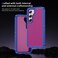 Case Cover For Samsung Galaxy S23 5G Guard Frosted Double Layer Phone Case(Blue+Rose Red)