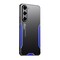 Case Cover For Samsung Galaxy S23 5G Blade Series TPU Hybrid Metal Phone Case(Blue)