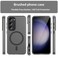 Case Cover For Samsung Galaxy S23 5G MagSafe Frosted Translucent TPU + PC Full Coverage Phone Case(Black)