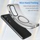 Case Cover For Samsung Galaxy S23 5G MagSafe Frosted Translucent TPU + PC Full Coverage Phone Case(Black)