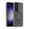 Case Cover For Samsung Galaxy S23 5G MagSafe Frosted Translucent TPU + PC Full Coverage Phone Case(Black)