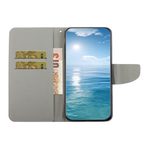 Case Cover For Samsung Galaxy S23 5G Colored Drawing Leather Phone Case(Giraffes)