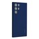 Case Cover For Samsung Galaxy S24 Ultra 5G ENKAY Liquid Silicone Soft Shockproof Phone Case(Dark Blue)