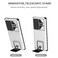 Case Cover For Samsung Galaxy S24 Ultra 5G Stereoscopic Holder Sliding Camshield Phone Case(White)
