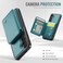 Case Cover For Samsung Galaxy S24+ 5G JEEHOOD J05 Business Magnetic Style RFID Leather Phone Case(Blue Green)