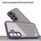 Case Cover For Samsung Galaxy S24+ 5G Fan Dun Series TPU Hybrid PC Frosted Phone Case(Purple)