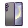 Case Cover For Samsung Galaxy S24+ 5G Fan Dun Series TPU Hybrid PC Frosted Phone Case(Purple)