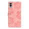 Case Cover For Samsung Galaxy S25 Edge 5G Flower Embossing Pattern Leather Phone Case(Pink)