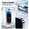 Case Cover For iPhone 16 LK Easy Install HD Tempered Glass Film(Black)