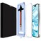 Case Cover For iPhone 16 LK Easy Install HD Tempered Glass Film(Black)
