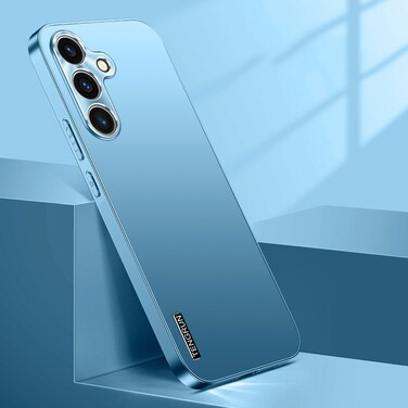 Case Cover For Samsung Galaxy S25 5G Streamer Series Micro Frosted Metal Paint PC Phone Case(Sierra Blue)