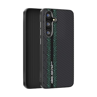 Case Cover For Samsung Galaxy S25 5G ABEEL 6D Micro Relief MagSafe Magnetic Phone Case(Green)