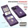 Case Cover For iPhone 11 Pro 2-in-1 Magnetic Wallet MagSafe Leather Back Phone Case(Purple)