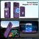 Case Cover For iPhone 11 Pro 2-in-1 Magnetic Wallet MagSafe Leather Back Phone Case(Purple)
