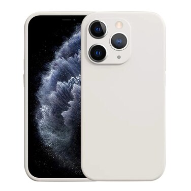 Case Cover For iPhone 11 Pro Liquid Silicone MagSafe Phone Case(White)