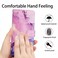 Case Cover For iPhone 11 Pro Crossbody Painted Marble Pattern Leather Phone Case (Purple)