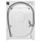 Ariston Front Load Washer Dryer BIWDHL75128MEA, 7/5 kg, Inverter Motor, 1200 rpm, Stainless Steel, White