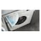 Ariston Front Load Washer Dryer BIWDHL75128MEA, 7/5 kg, Inverter Motor, 1200 rpm, Stainless Steel, White