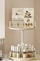 2 Tier Lazy Susan Organizer 360&Acirc;&deg; can be lift and lower Clear Turntable for Cabinet Spice Rack Bathroom Countertop Pantry Desktop organization and Bedroom cosmetics organization, with Clear large capacity rotating rack (11 Inch, White)