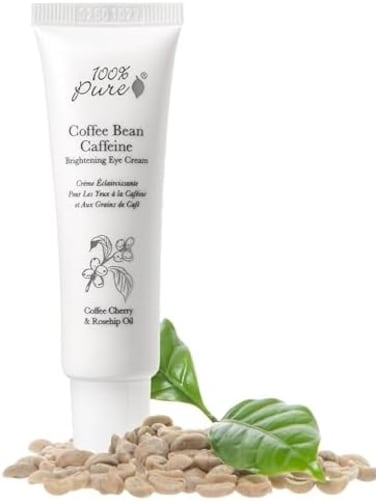 100% Pure Coffee Bean Caffeine Eye Cream For Wrinkles, Anti-Aging, Dark Circles Under Eye Treatment For Eyelids And Under Eye Area