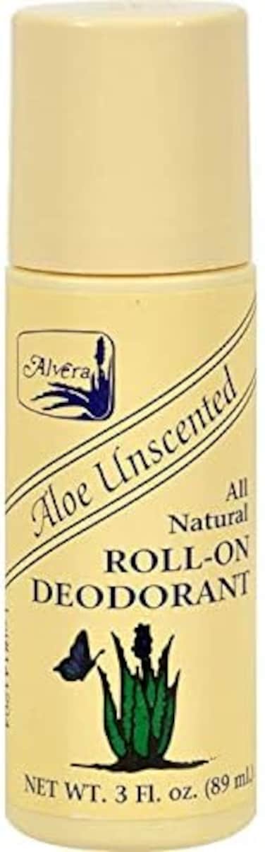Alvera Aloe Unscented All Natural Roll On Deodorant, 3 Ounce - 6 Per Case.
