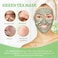 Green Tea Mask, Clay Mask For Poreless Deep Cleanse, Green Tea Face Mask Blackhead Remover With Kaolin, Aloe, Collagen, Pore Minimizer, Hydrating, Moisturizing