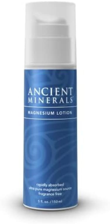 Ancient Minerals Magnesium Lotion Of Pure Genuine Zechstein Magnesium Chloride - Best Uesd For Topical Skin Application On Sensitive Skin (5Oz)