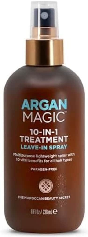 10 In 1 Hair Treatment &amp; Stylizing Multipurpose Leave In Spray For All Hair Types, Made In Usa, Paraben Free, Cruelty Free (8 Oz)