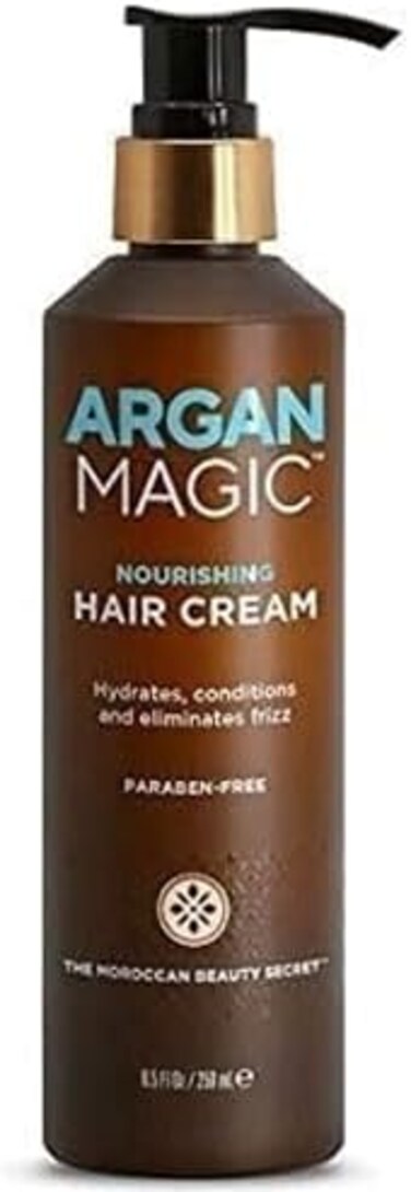 كريم مغذي للشعر - يرطب ويرطب ويزيل التجعد لجميع أنواع الشعر، ويحافظ على لمعانه، صنع في الولايات المتحدة الأمريكية، خالي من البارابين، ولم يتم الإساءة إلى الحيوانات لتصنيعه (8.5 أونصة)