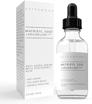 Matrixyl 3000 + Argireline Serum With Organic Hyaluronic Acid 2 Oz - Wrinkle Aging Fighting - Powerful Line Remover &amp; Collagen Booster - Naturals - Face Lift In A 2 Ounce Bottle