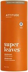 Attitude Deodorant, Plastic-Free, Plant- And Mineral-Based Ingredients, Vegan And Cruelty-Free Personal Care Products, Orange Leaves, 3 Ounce