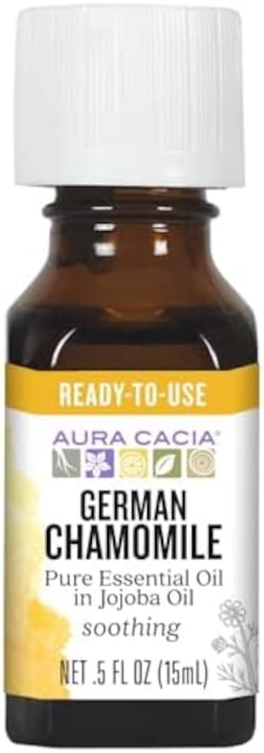 Aura Cacia Precious German Chamomile Jojoba Oil (0.5 Fluidoz)