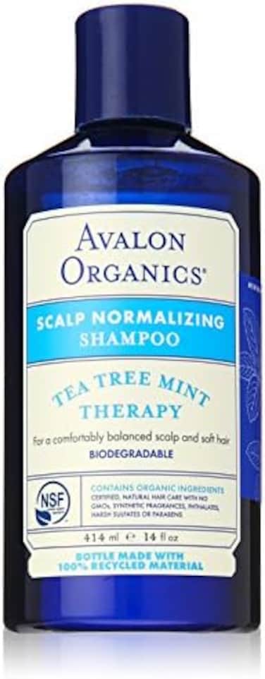 Avalon Organics Tea Tree Mint Scalp Normalizing Shampoo, 14 Oz.