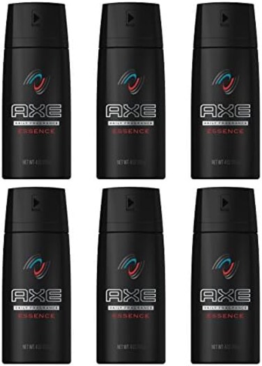 Axe Body Spray For Men, Essence, 4 Oz (Pack Of 6), Packaging May Vary