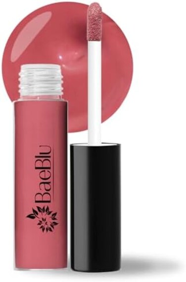 Organic Vegan Lip Gloss, 100% Natural Non-Toxic Moisturizing Ingredients, Berry Mauvelous