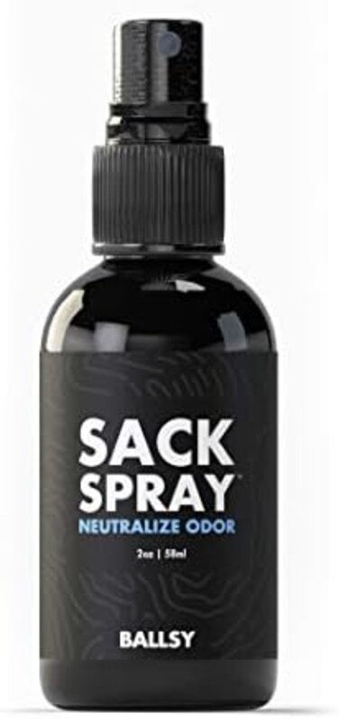 بخاخ الجسم والفخذ - مزيل العرق للرجال - يحيد الرائحة وتهيج الجلد مع مستخلصات شجرة الشاي والصبار - بخاخ مزيل العرق خالي من القسوة والكبريتات والبارابين، 2 أونصة، عبوة واحدة