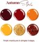 Beetles Gel Polish Set, Fall Winter Colors Yellow Orange Gold Glitter Red Soak Off UV Nail Art Salon Manicure Kit Diy At Home Halloween Gifts For Women